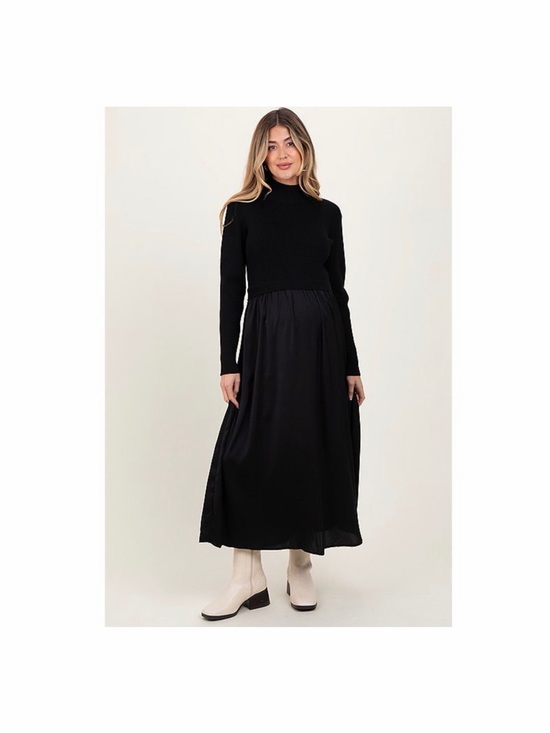 Taylor Dresses & Skirts - Taylor Black Long Sleeve Maxi Dress